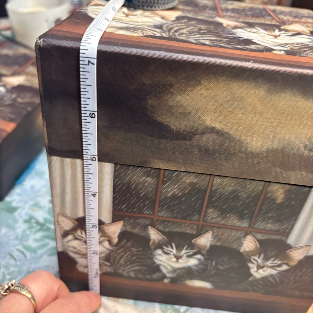 Bob's Boxes" Seven nesting boxes featuring a cat design - Picture 11 of 16